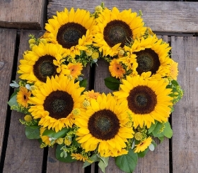 Sunflower Wreath