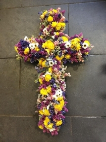 Dried Flower Cross